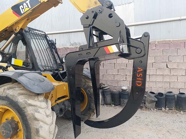 Asid Makina Cat Telehandler Tomruk Atasmani Açık